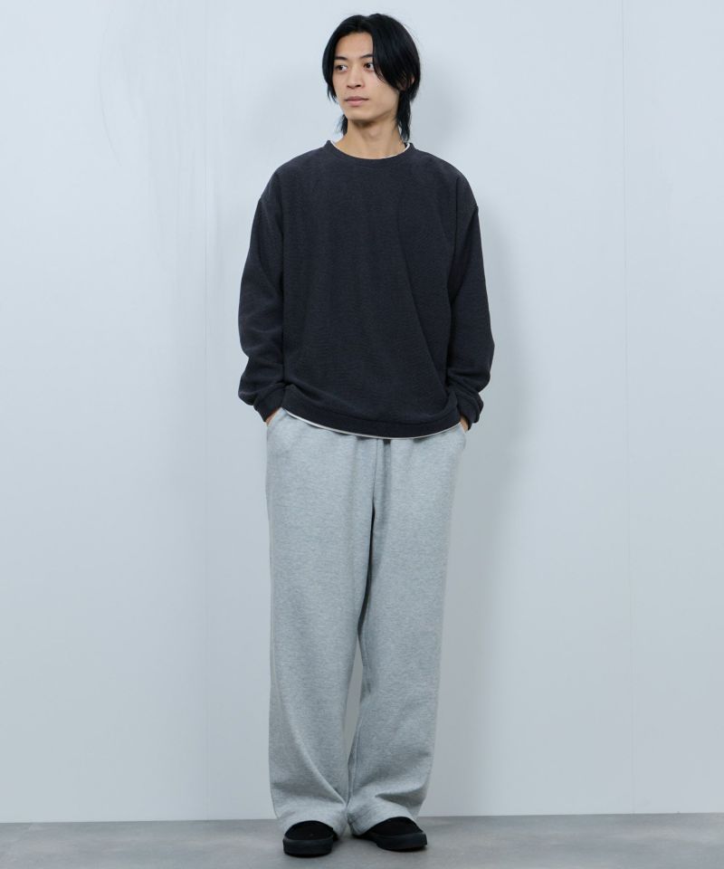 [値下げ]NAVY  ハニカム裏起毛フェイククルーネックトレーナー メンズ商品画像-14