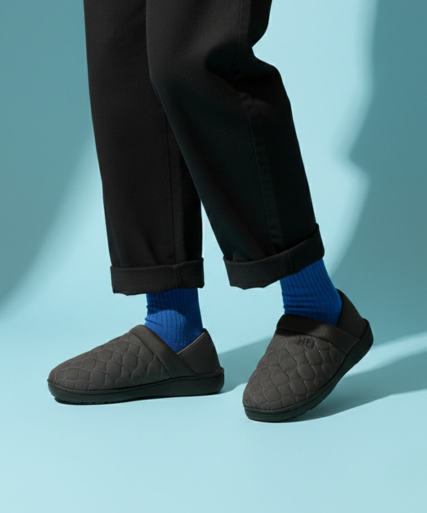 【MEI/メイ】キルトモックシューズ / 2WAY バブーシュ / ひょうたんキルト / 裏ボア / ユニセックス / キャンプ / ルームシューズ商品サムネイル-2