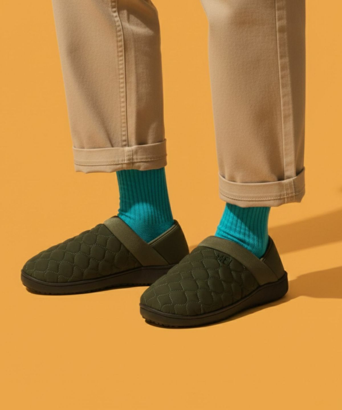 MEI キルトモックシューズ メンズ