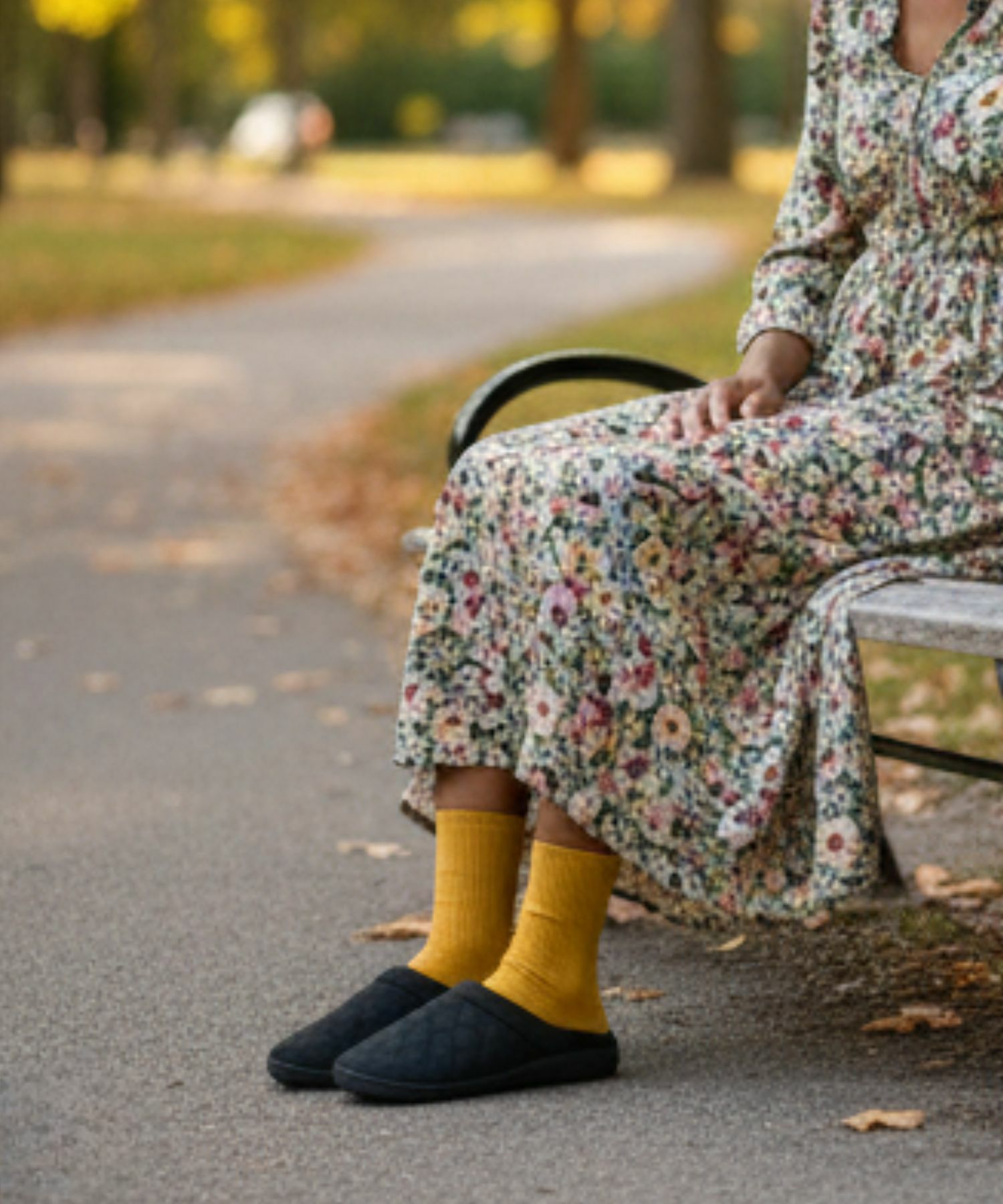 【MEI/メイ】キルトモックシューズ / 2WAY バブーシュ / ひょうたんキルト / 裏ボア / ユニセックス / キャンプ / ルームシューズ商品画像-21