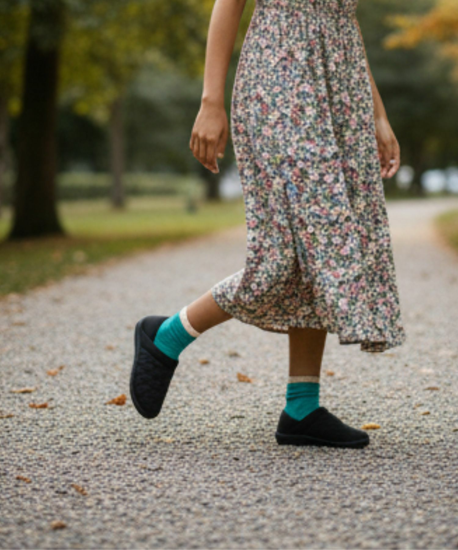 【MEI/メイ】キルトモックシューズ / 2WAY バブーシュ / ひょうたんキルト / 裏ボア / ユニセックス / キャンプ / ルームシューズ商品画像-28