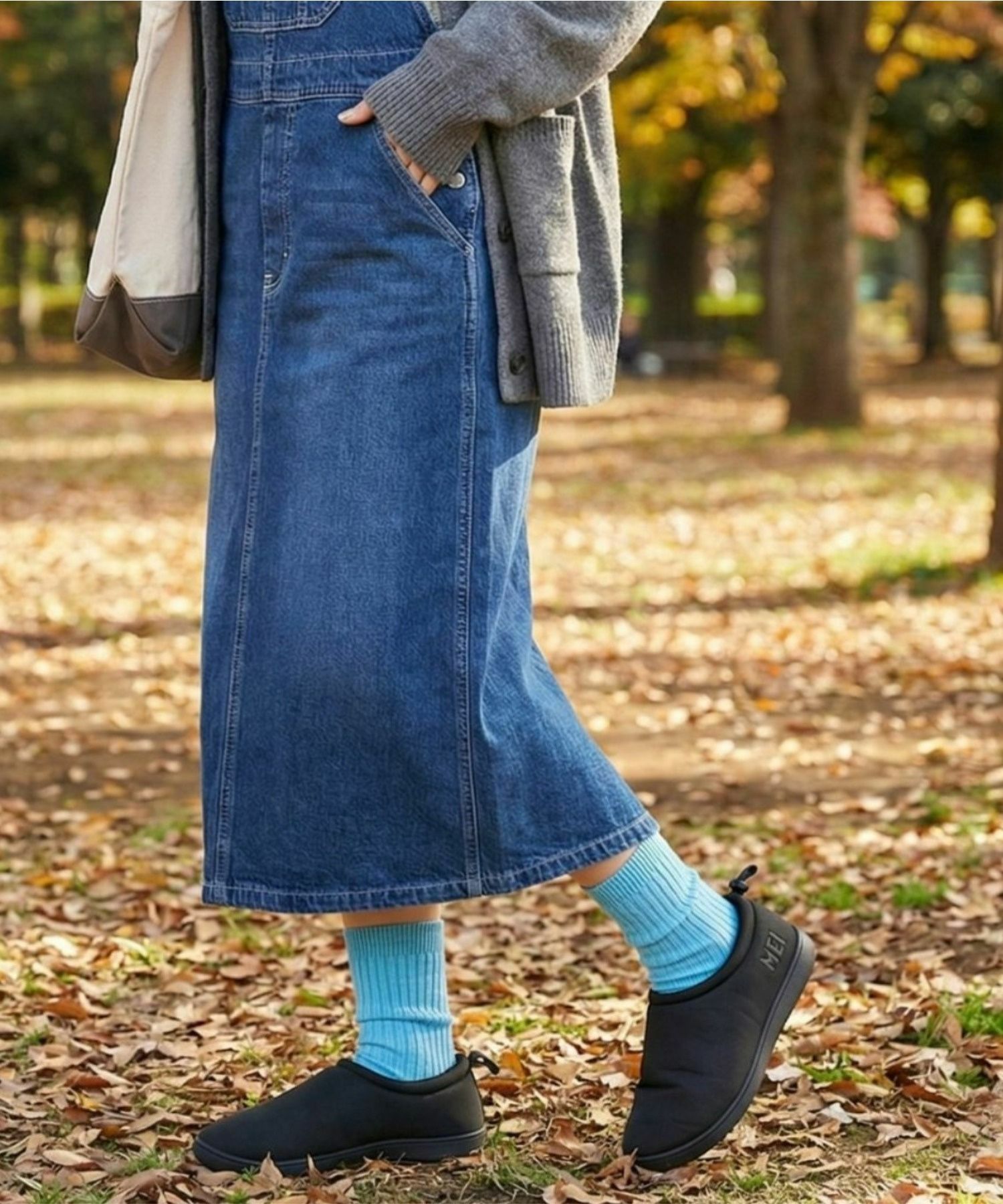 MEI ムートンモックシューズ メンズ