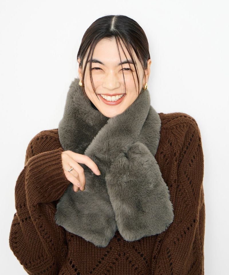 IENA ファーティペット Idnes フェイクファーティペット レディース