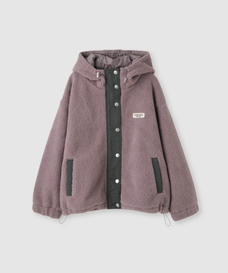 CONVERSE  ボアフードジャケット レディース商品画像-15