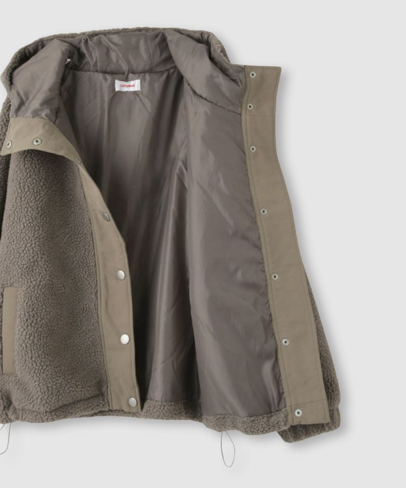 CONVERSE ボアフードジャケット レディース商品画像-19