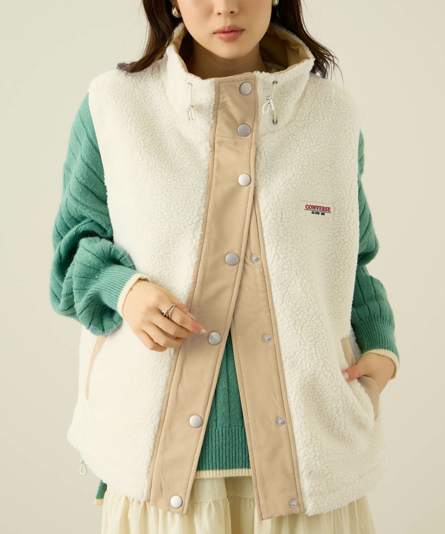 CONVERSE  ボアベスト レディース商品画像-2