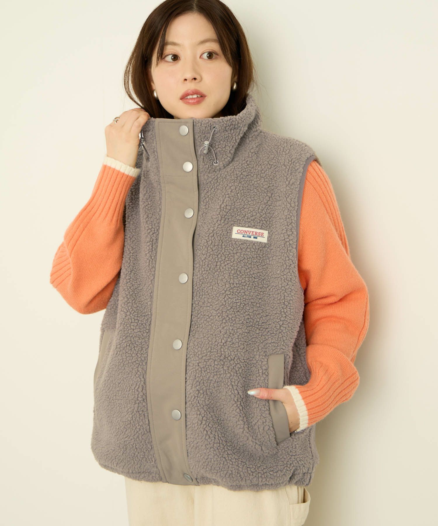 [値下げ]CONVERSE  ボアベスト レディース商品画像-4