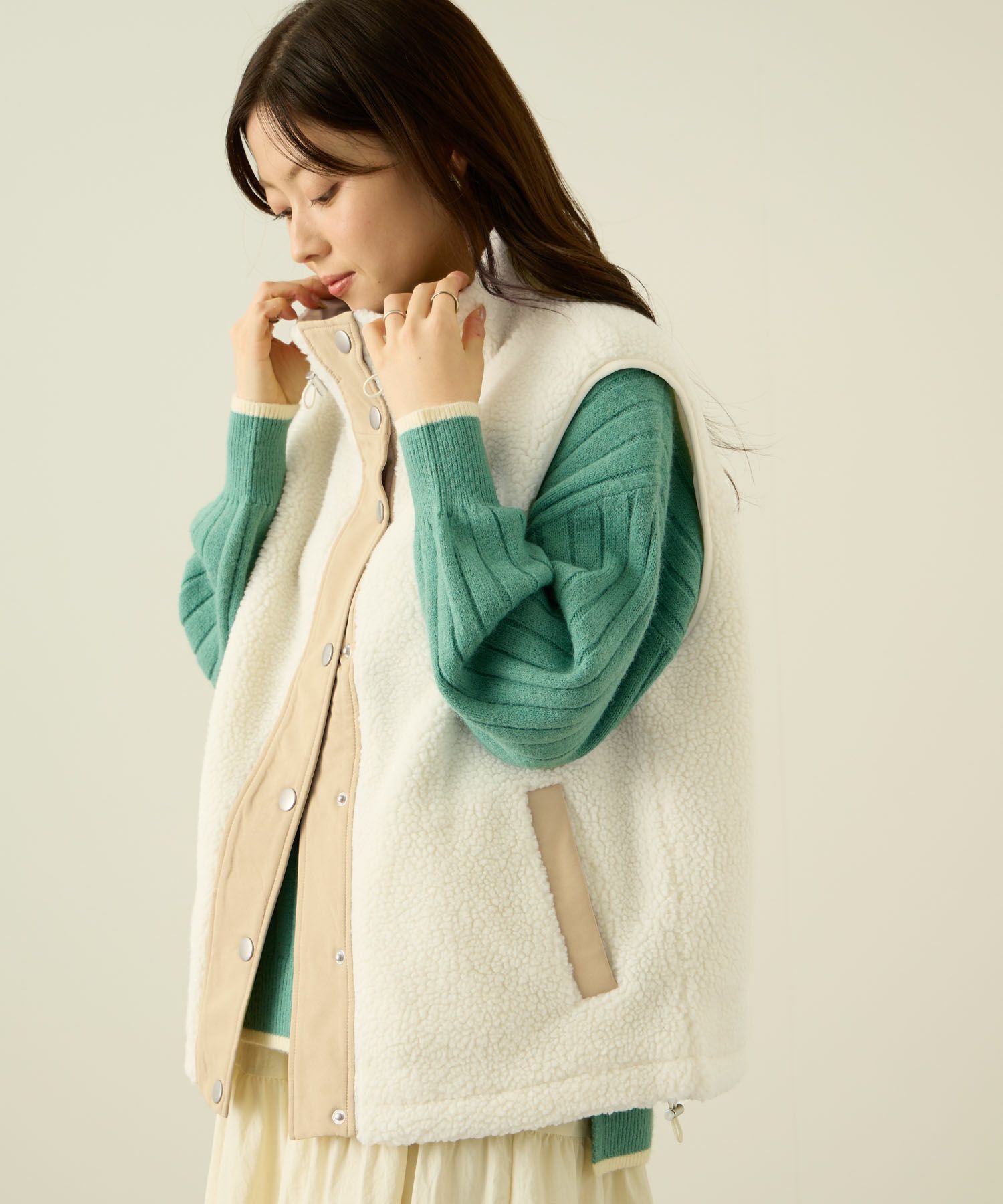 CONVERSE  ボアベスト レディース商品画像-8