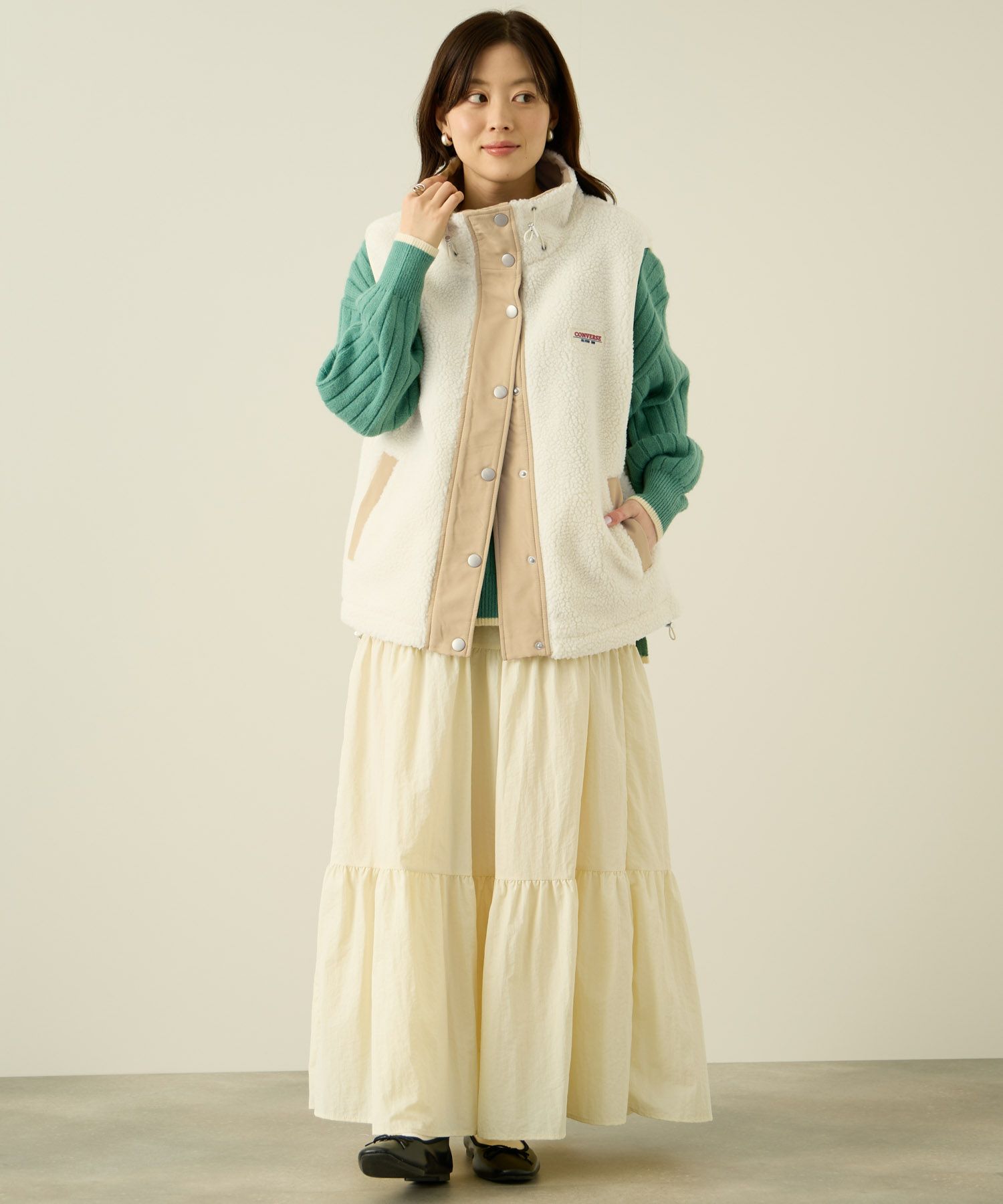 CONVERSE  ボアベスト レディース商品画像-9