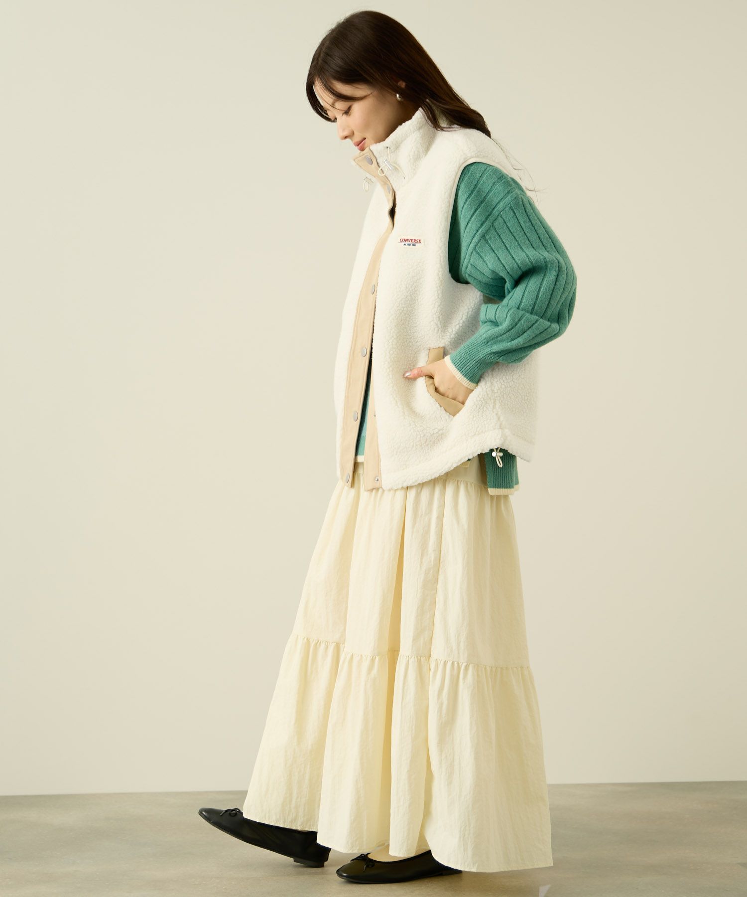CONVERSE  ボアベスト レディース商品画像-10
