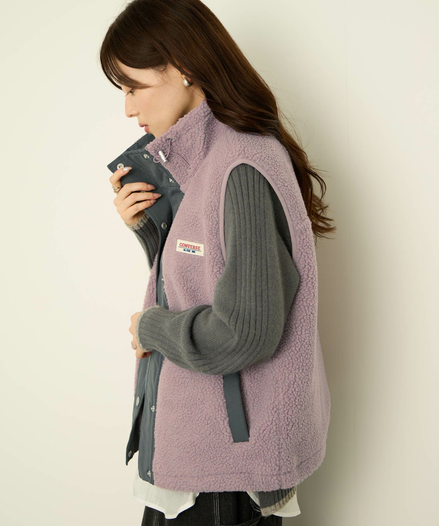 [値下げ]CONVERSE  ボアベスト レディース商品画像-11