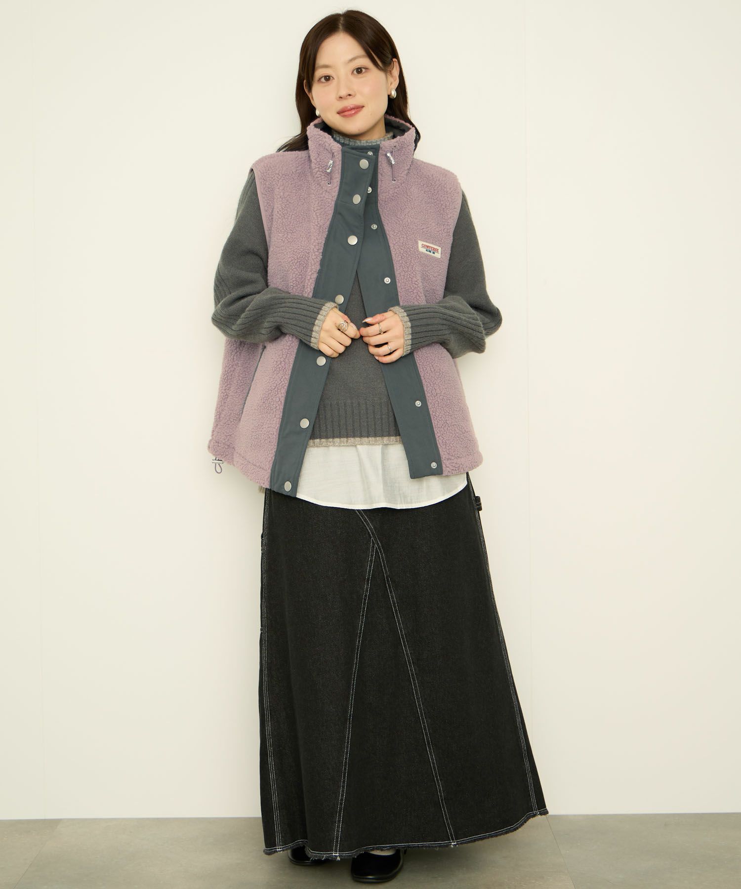 [値下げ]CONVERSE  ボアベスト レディース商品画像-12