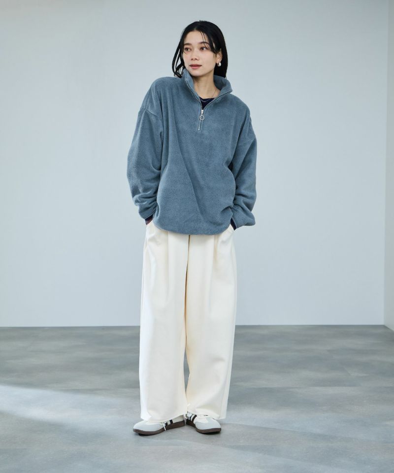 milli de l'air  ライトボアハーフジッププルオーバー レディース商品画像-17