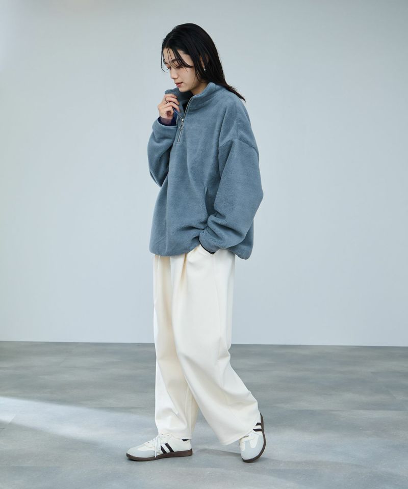 milli de l'air  ライトボアハーフジッププルオーバー レディース商品画像-18