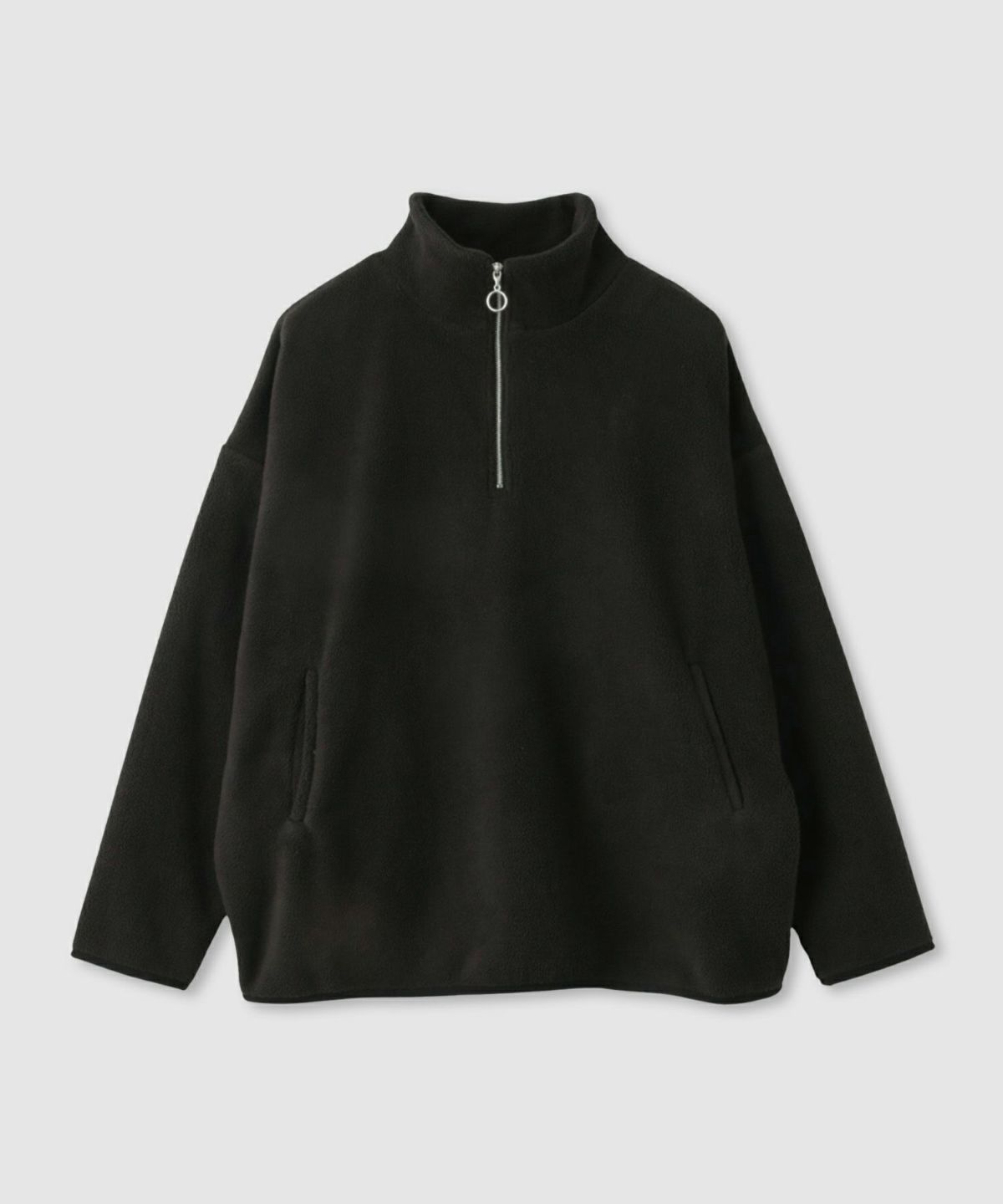 milli de l'air ライトボアハーフジッププルオーバー レディース