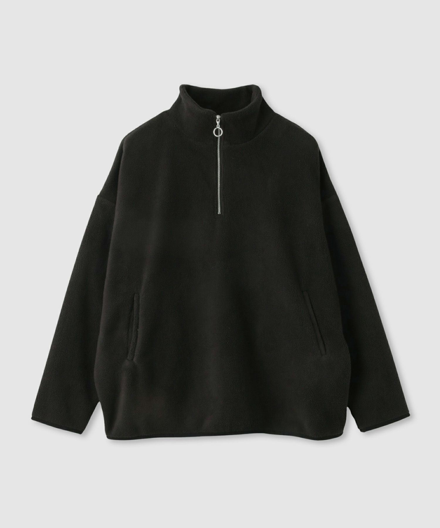 milli de l'air ライトボアハーフジッププルオーバー レディース