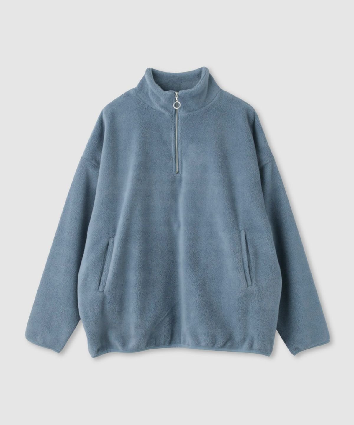 milli de l'air ライトボアハーフジッププルオーバー レディース