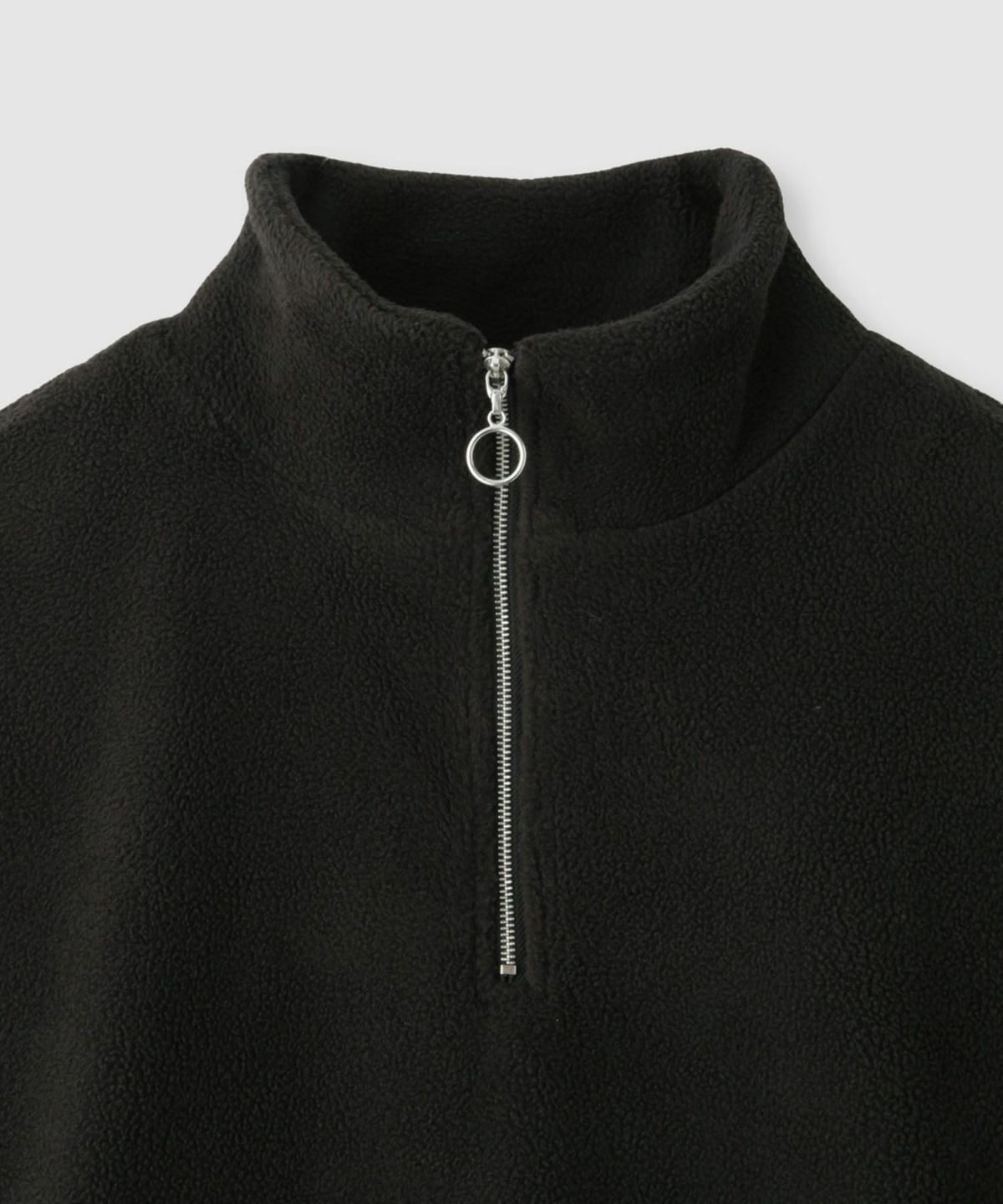 milli de l'air ライトボアハーフジッププルオーバー レディース