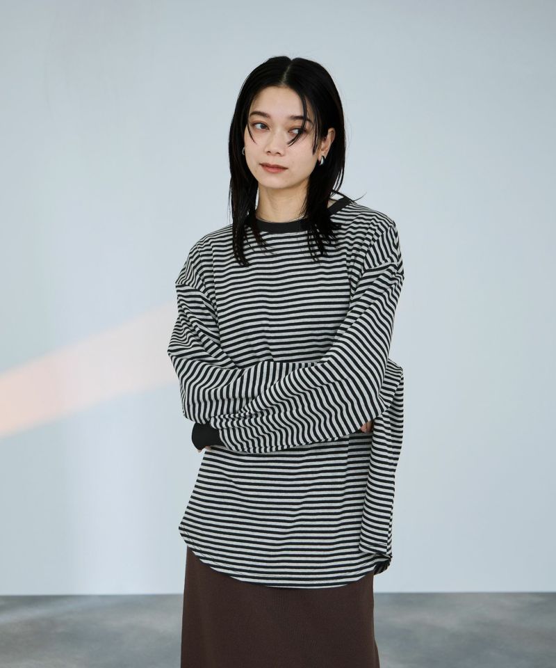 milli de l'air  ビッグシルエットカットソー レディース メール便 対応商品商品画像-1