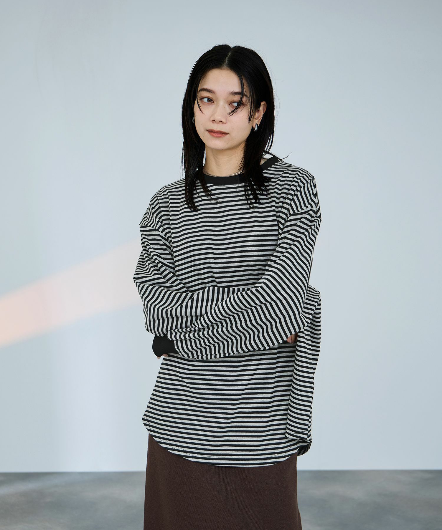 milli de l'air ビッグシルエットカットソー レディース ネコポス 対応商品商品画像-1