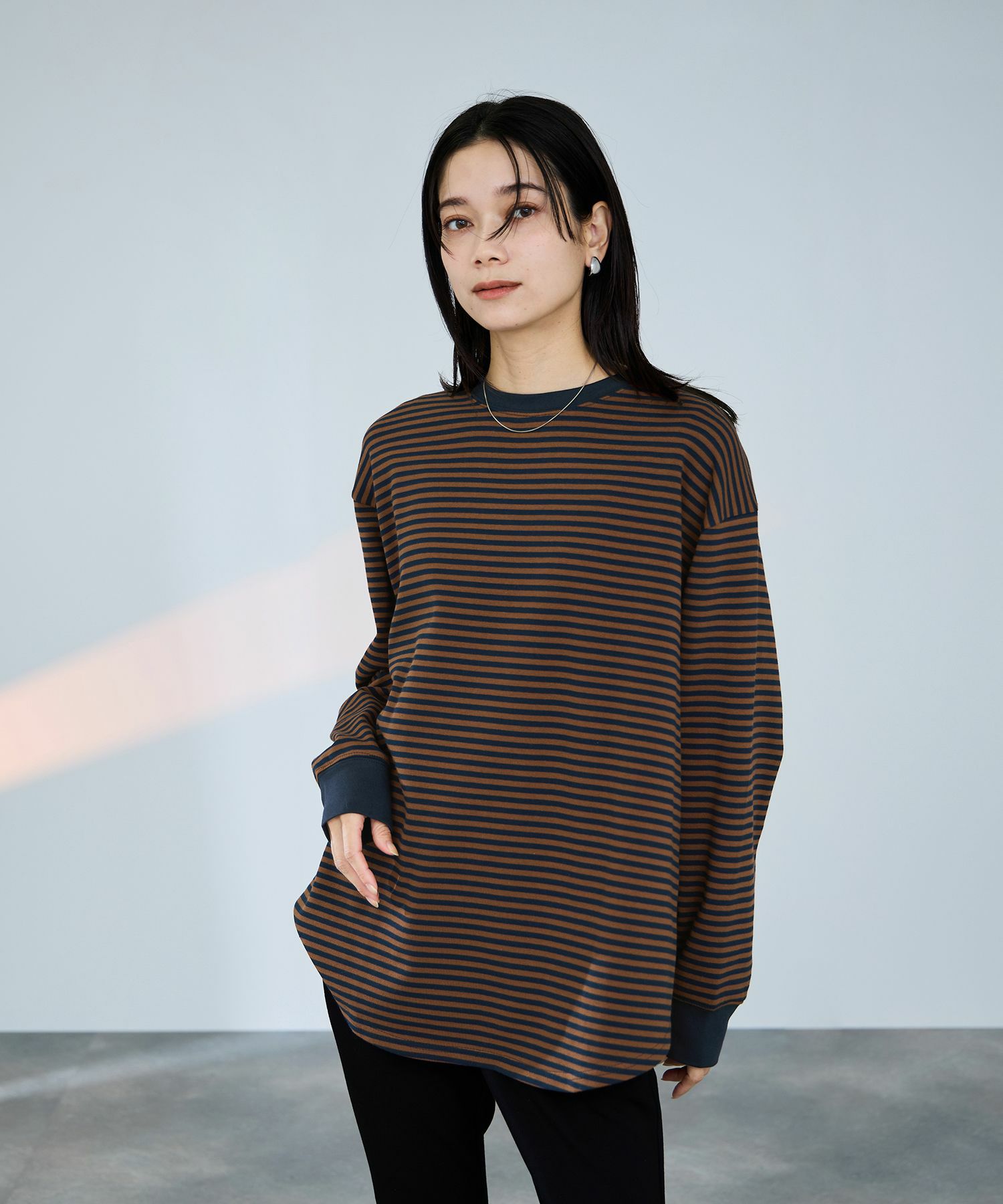 milli de l'air  ビッグシルエットカットソー レディース ネコポス 対応商品商品画像-2