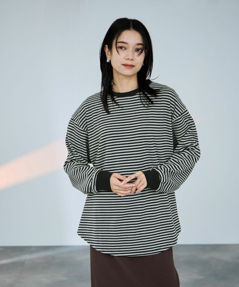 milli de l'air  ビッグシルエットカットソー レディース メール便 対応商品商品画像-3