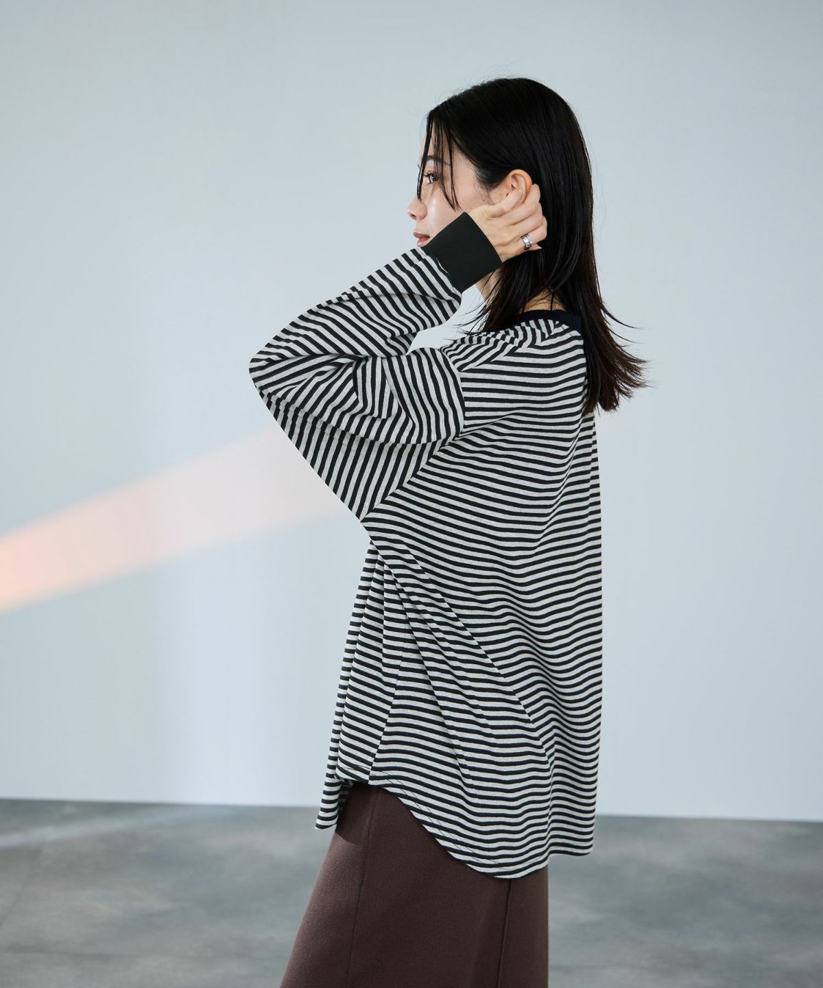 milli de l'air ビッグシルエットカットソー レディース メール便 対応商品