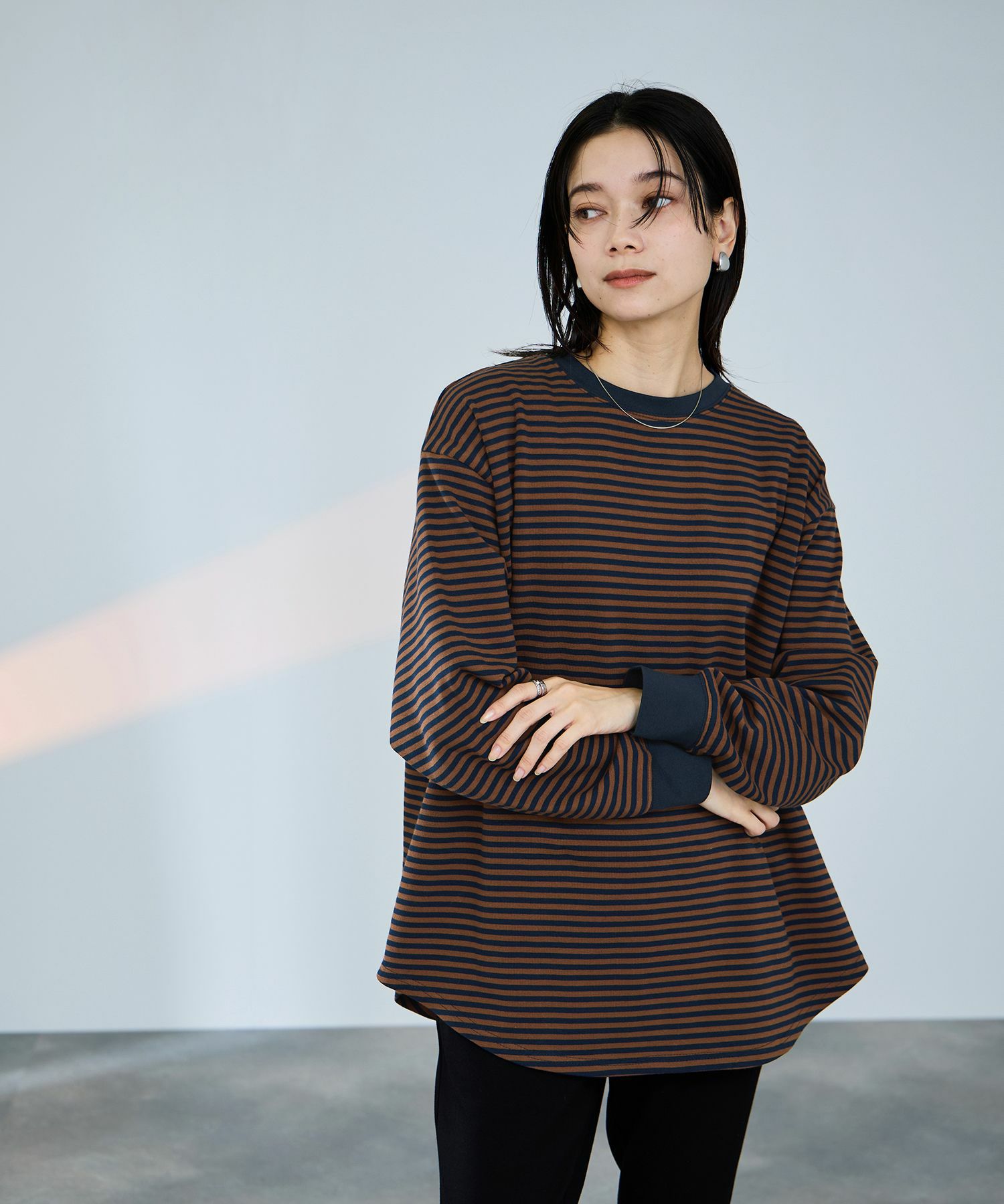 milli de l'air  ビッグシルエットカットソー レディース ネコポス 対応商品商品画像-7