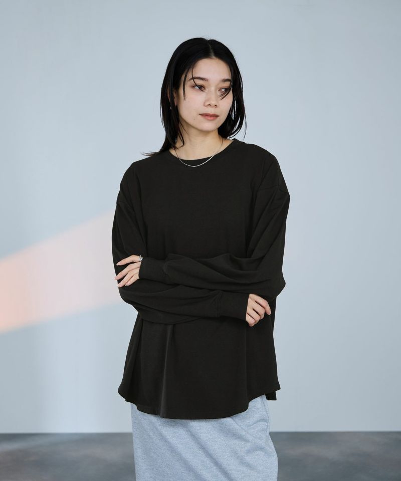 milli de l'air  ビッグシルエットカットソー レディース メール便 対応商品商品画像-1