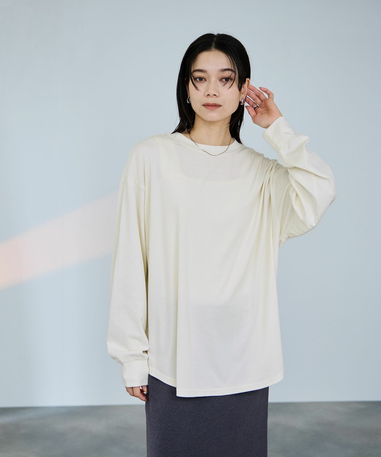 milli de l'air ビッグシルエットカットソー レディース メール便 対応商品