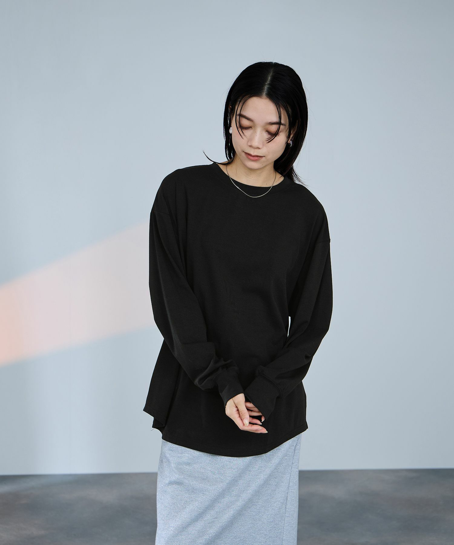 milli de l'air  ビッグシルエットカットソー レディース メール便 対応商品商品画像-4