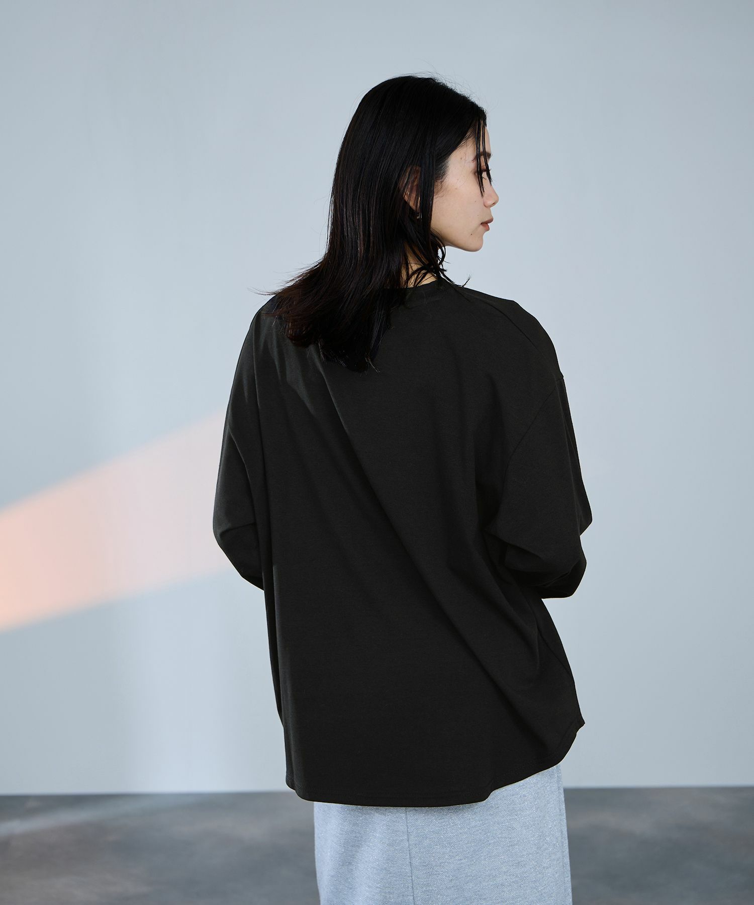 milli de l'air ビッグシルエットカットソー レディース メール便 対応商品商品画像-6