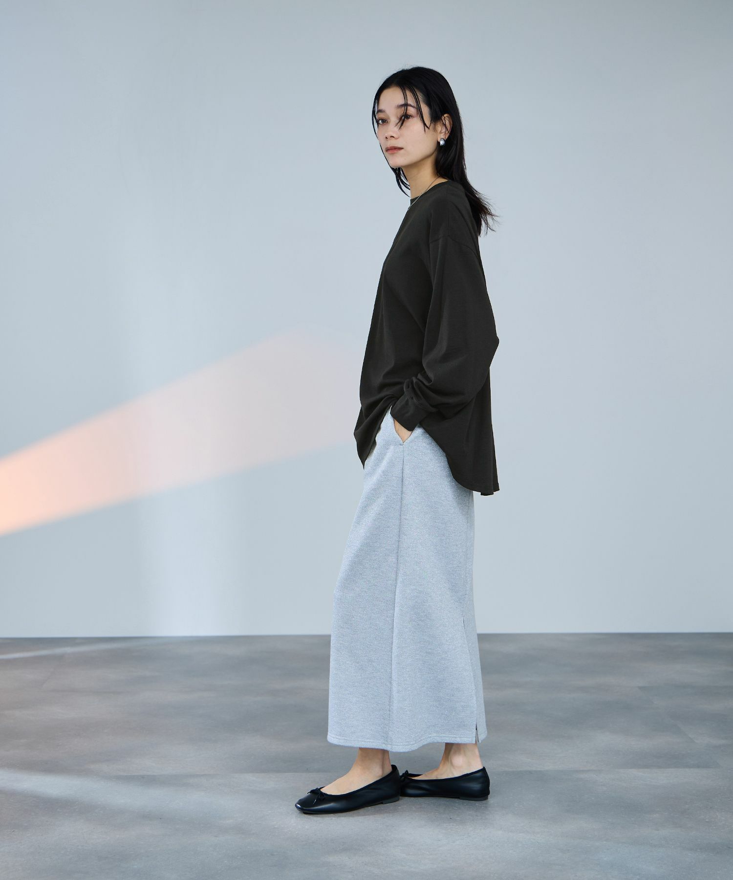 [値下げ]milli de l'air  ビッグシルエットカットソー レディース メール便 対応商品商品画像-7