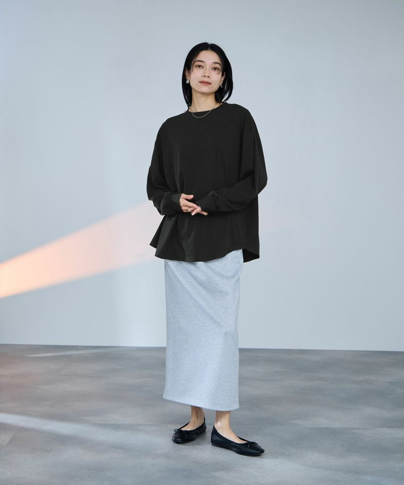 milli de l'air  ビッグシルエットカットソー レディース メール便 対応商品商品画像-8