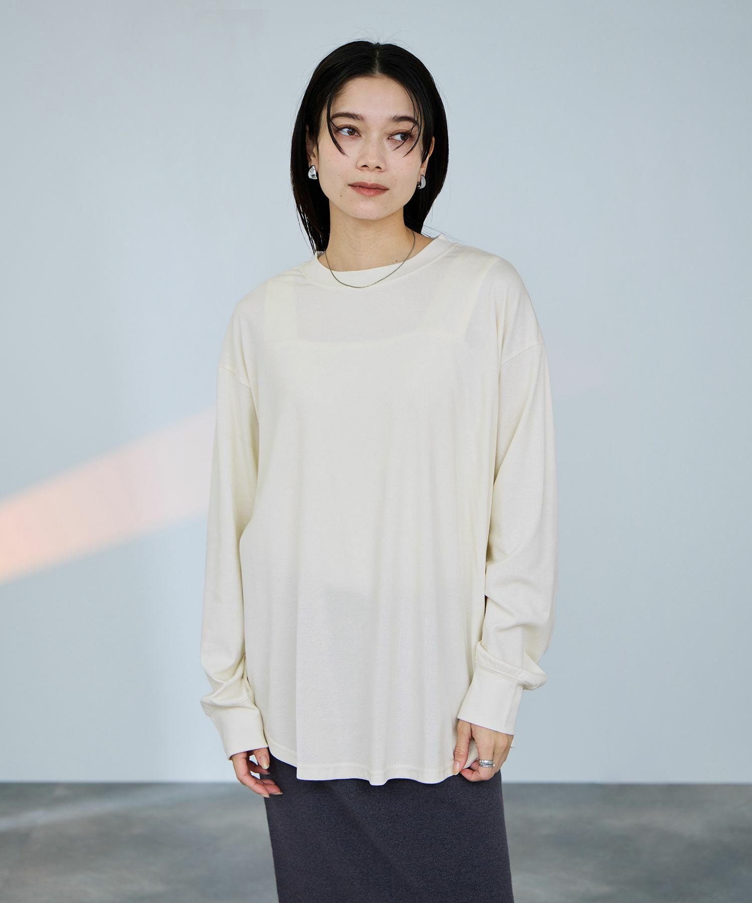 milli de l'air ビッグシルエットカットソー レディース メール便 対応商品