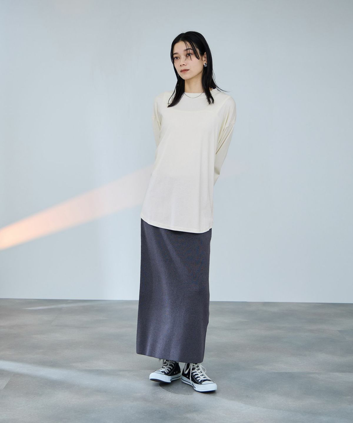 milli de l'air ビッグシルエットカットソー レディース メール便 対応商品