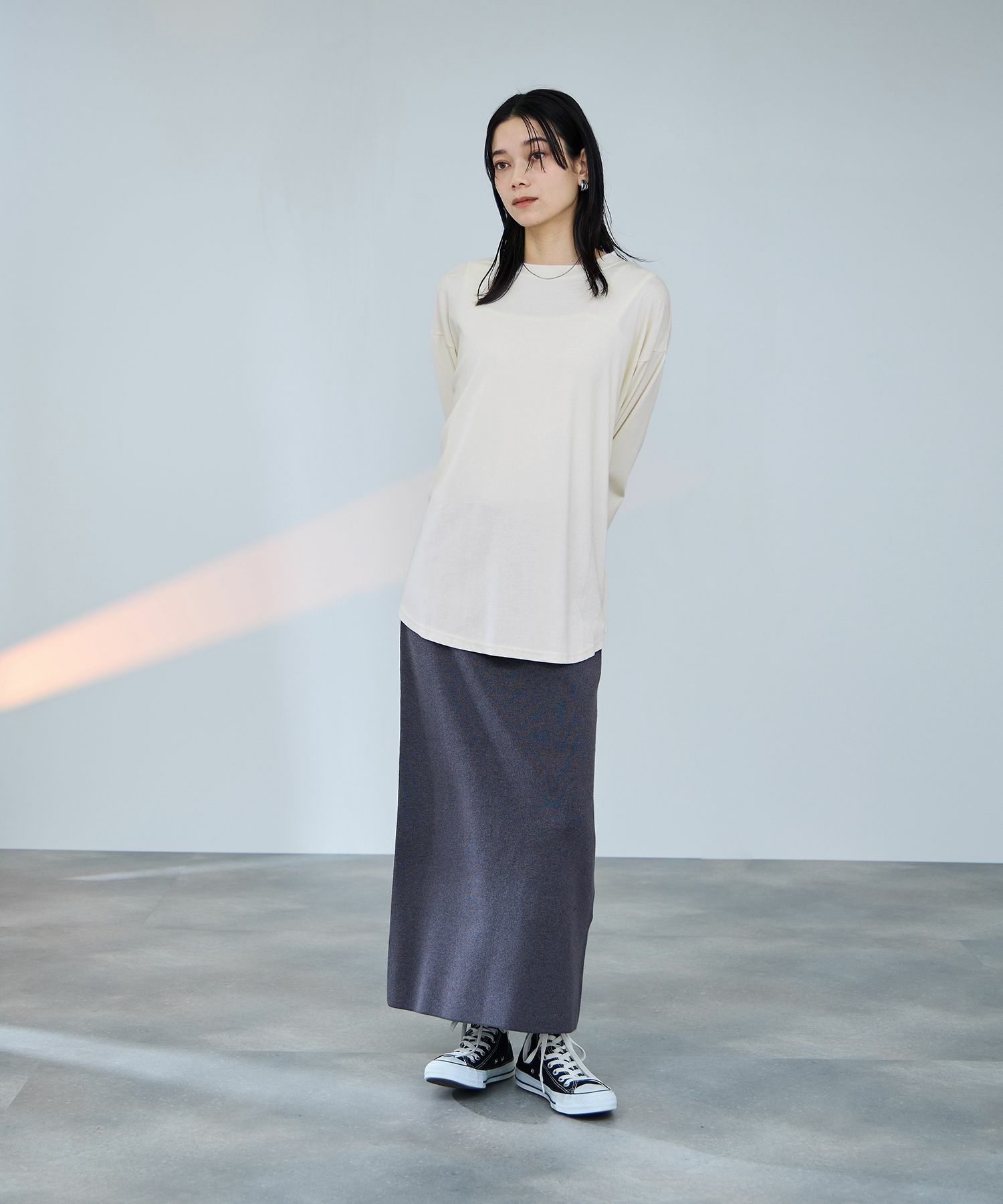 milli de l'air ビッグシルエットカットソー レディース メール便 対応商品