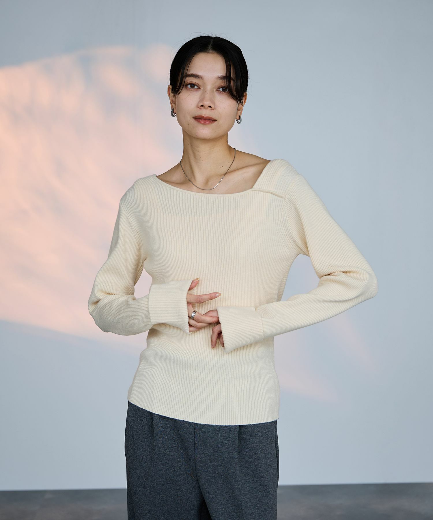 [値下げ]milli de l'air  コンフィーズ アシメニット レディース商品画像-2