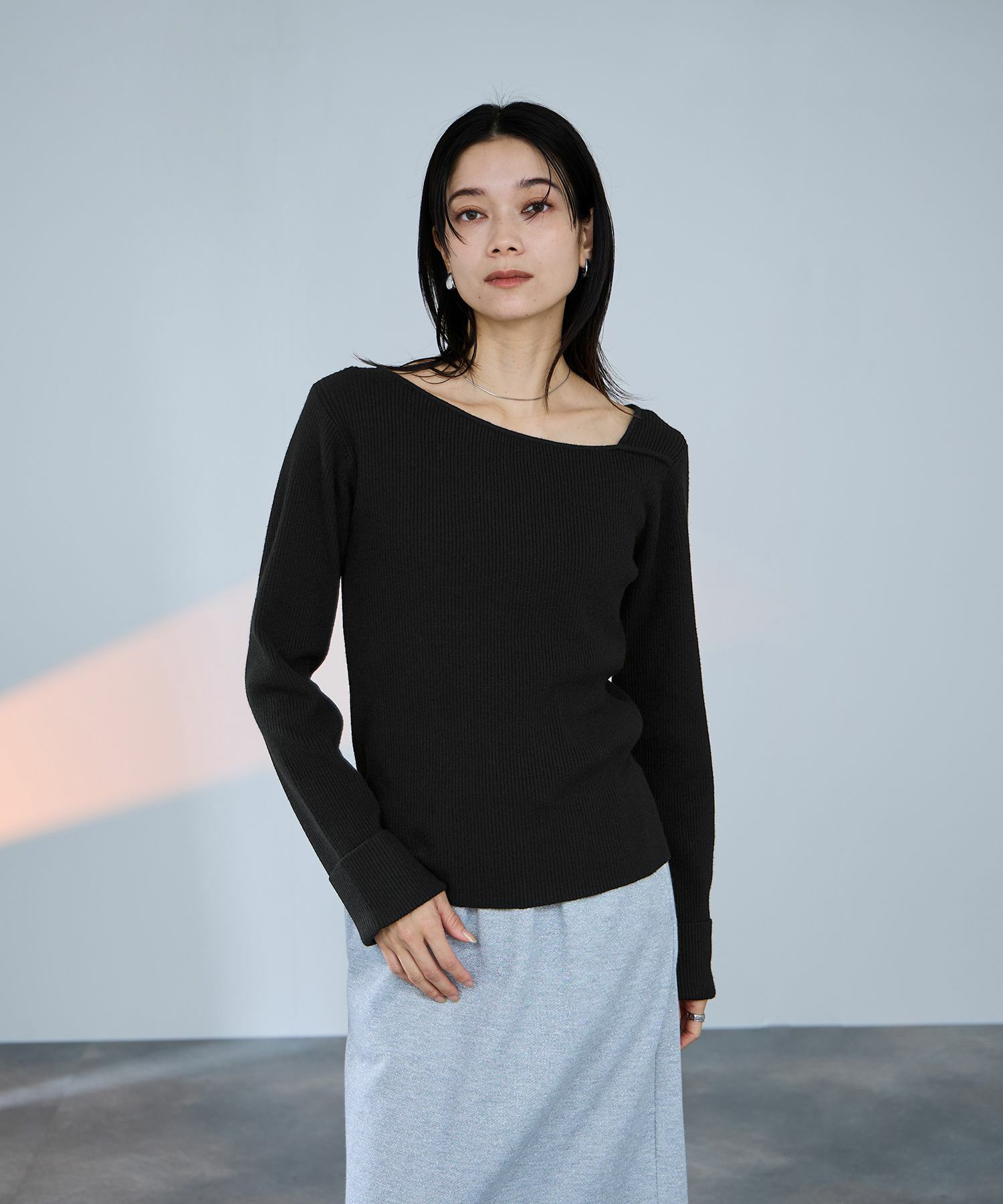 [さらに50%OFF]milli de l'air  コンフィーズ アシメニット レディース商品サムネイル-5