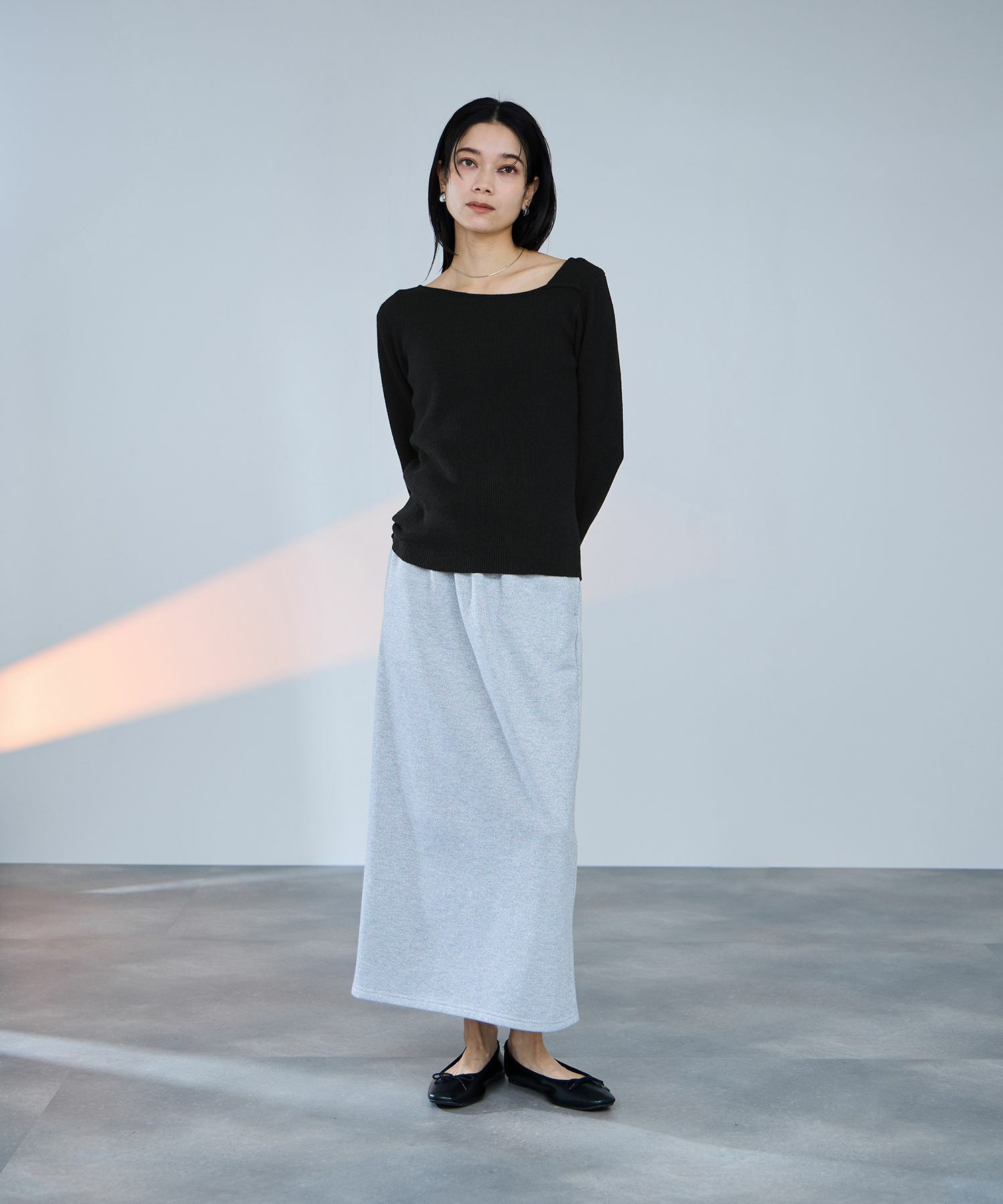 [さらに50%OFF]milli de l'air  コンフィーズ アシメニット レディース商品画像-6