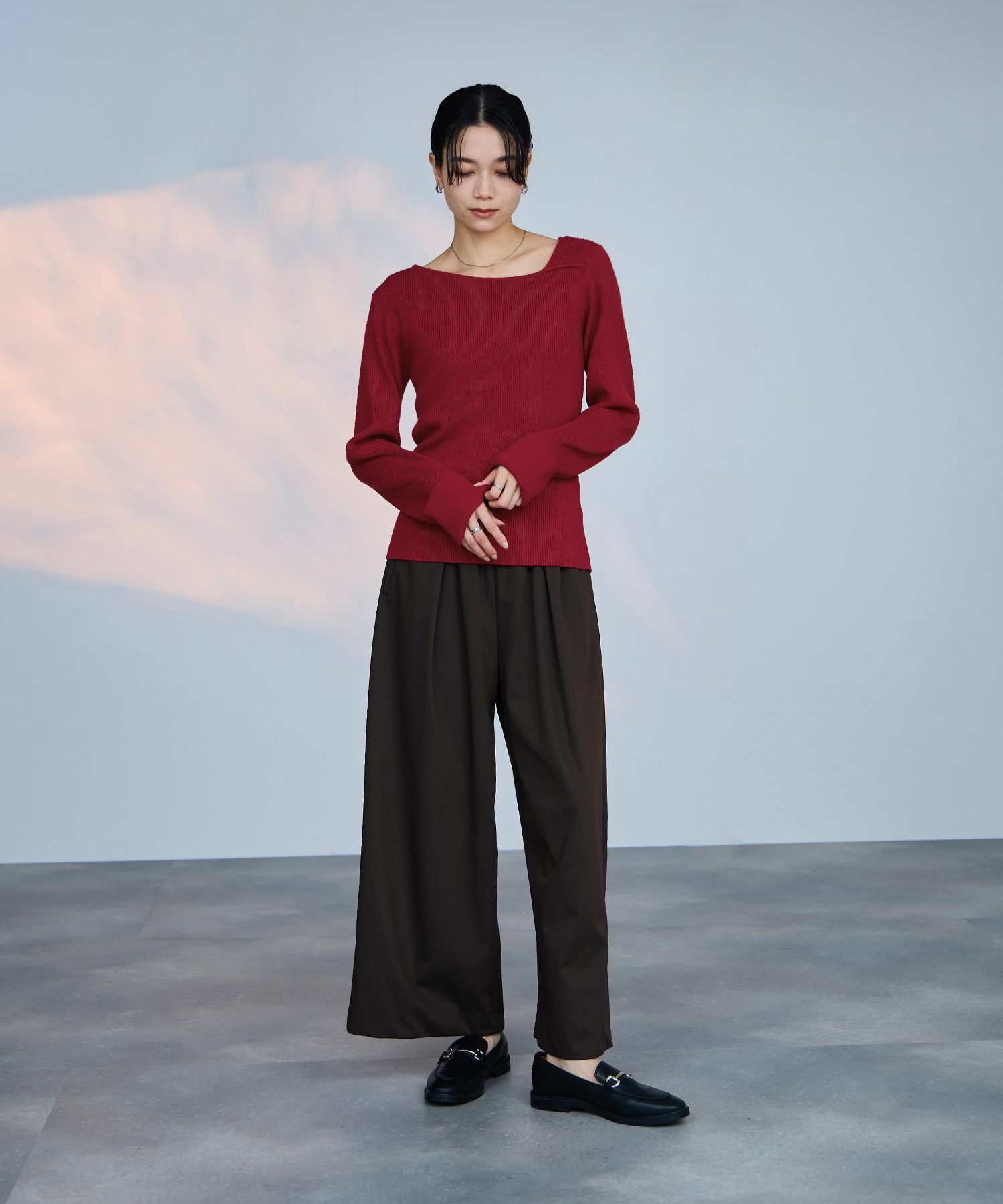 [値下げ]milli de l'air  コンフィーズ アシメニット レディース商品画像-11