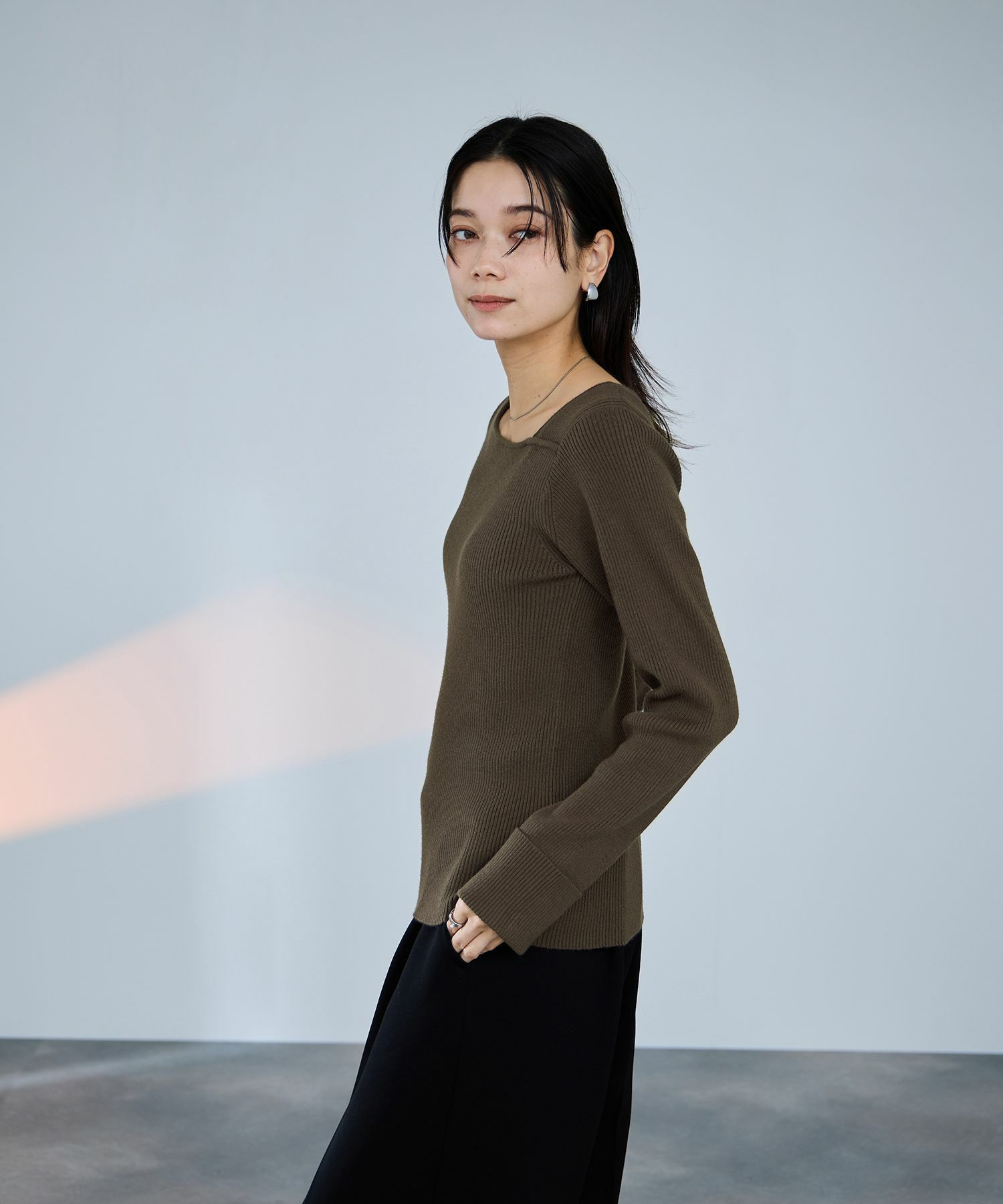 [さらに50%OFF]milli de l'air  コンフィーズ アシメニット レディース商品画像-14