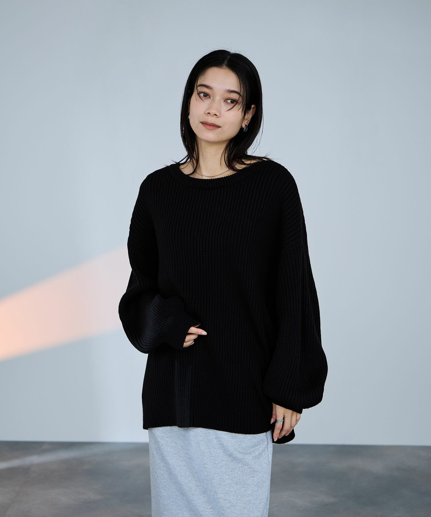 [値下げ]milli de l'air  前後2WAYバルキーニット レディース商品画像-1