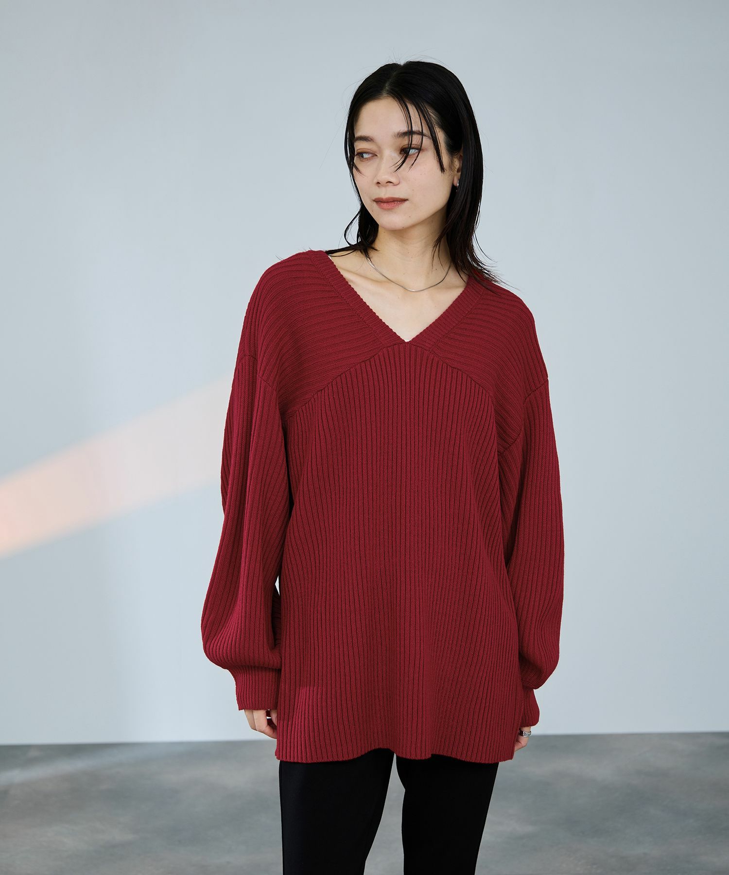 milli de l'air  前後2WAYバルキーニット レディース商品サムネイル-2