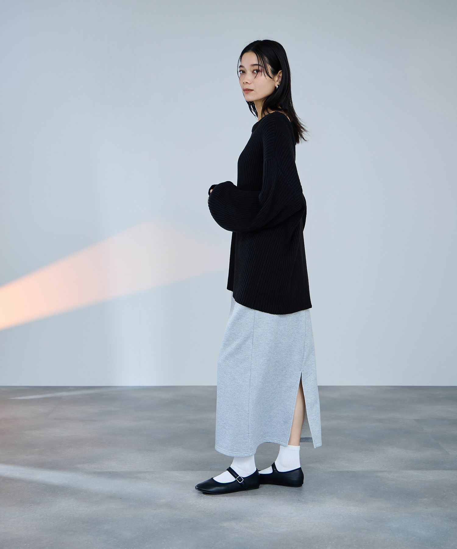 milli de l'air  前後2WAYバルキーニット レディース商品画像-7