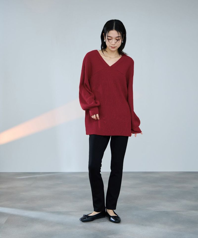 milli de l'air  前後2WAYバルキーニット レディース商品画像-9