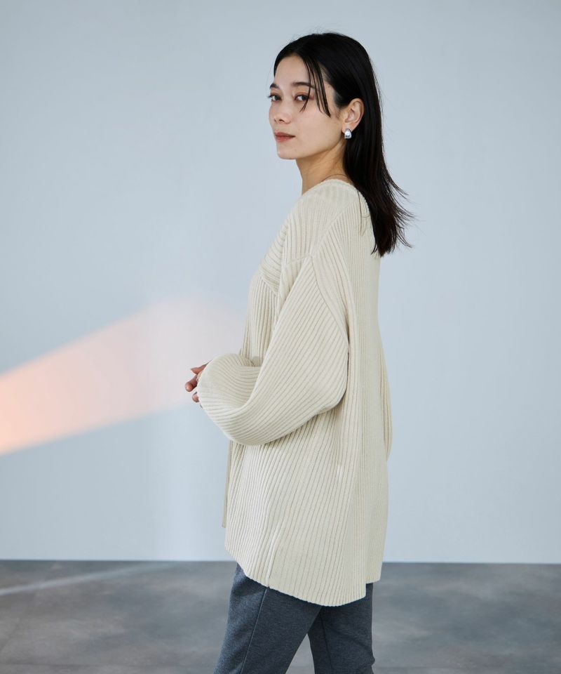 milli de l'air  前後2WAYバルキーニット レディース商品画像-11