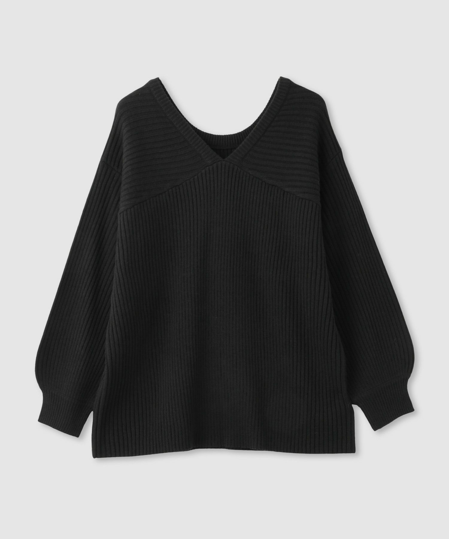 milli de l'air 前後2WAYバルキーニット レディース