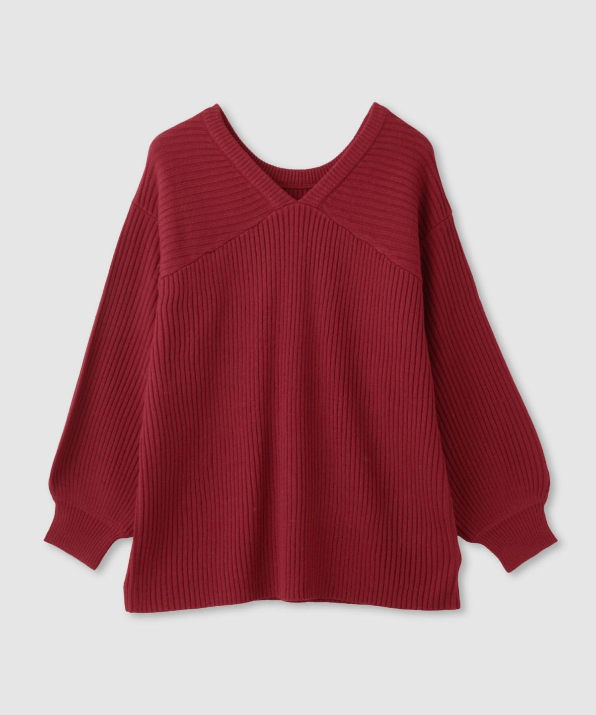 milli de l'air 前後2WAYバルキーニット レディース