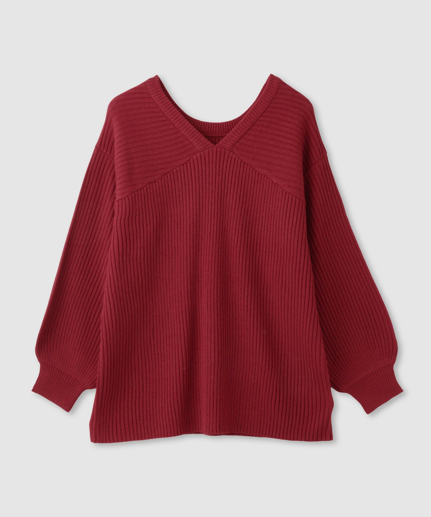 milli de l'air 前後2WAYバルキーニット レディース